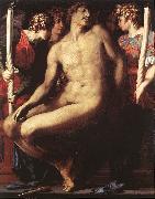 Rosso Fiorentino Dead Christ with Angels painting